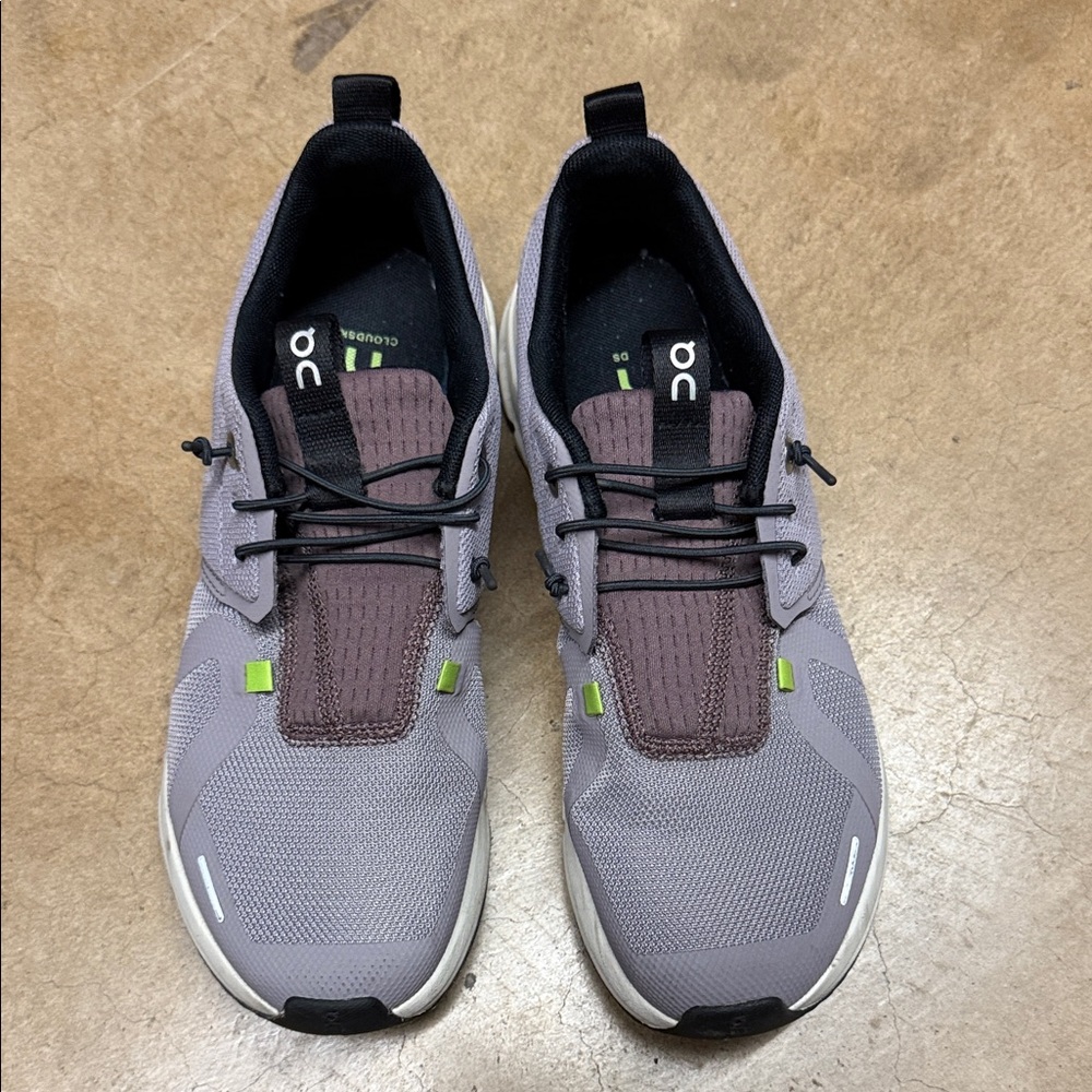 OnCloud Kids Running Purple Gray Athletic Shoes